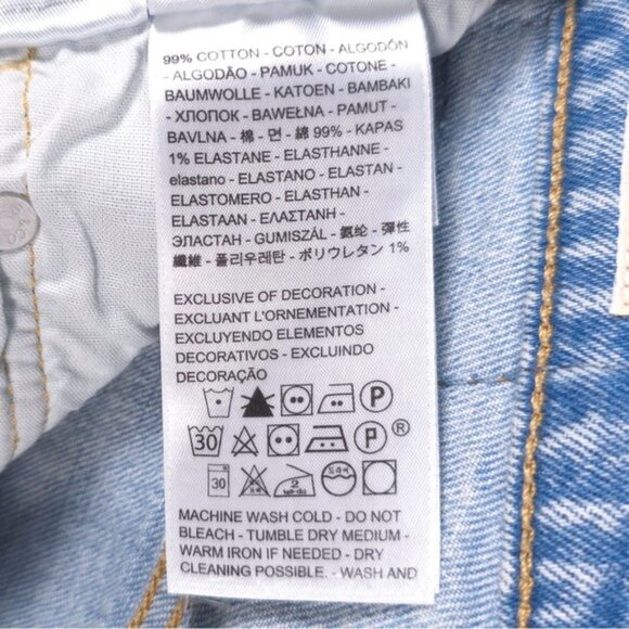 LEVI’S PREMIUM QUALITY CLOTHING‎ 501 S Skinny Button Fly Jeans High Rise W27 L28 - Picture 11 of 12